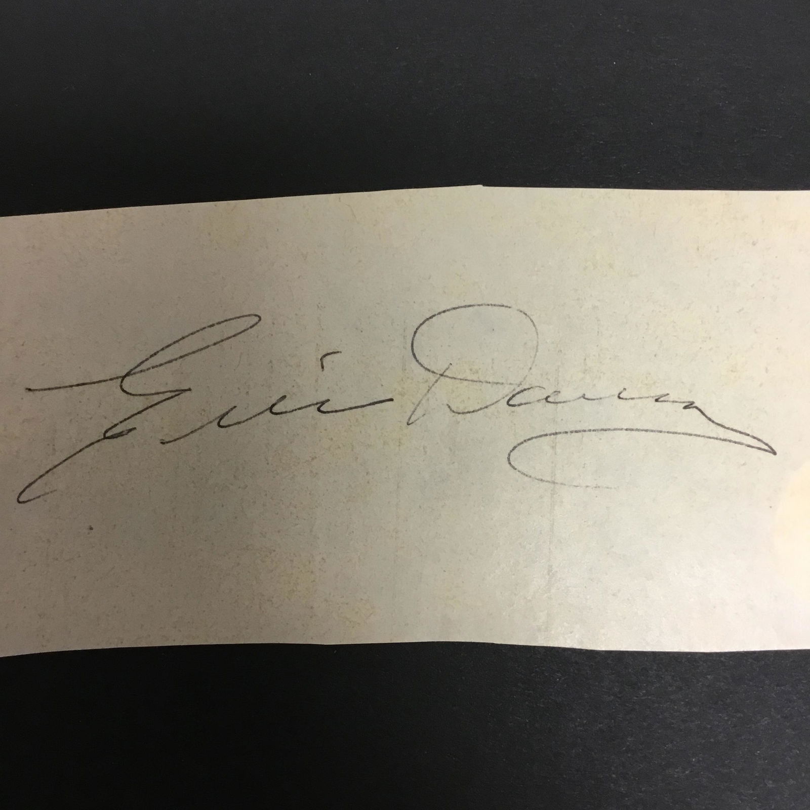Ernie Davis Cut Autograph (1 of 1)