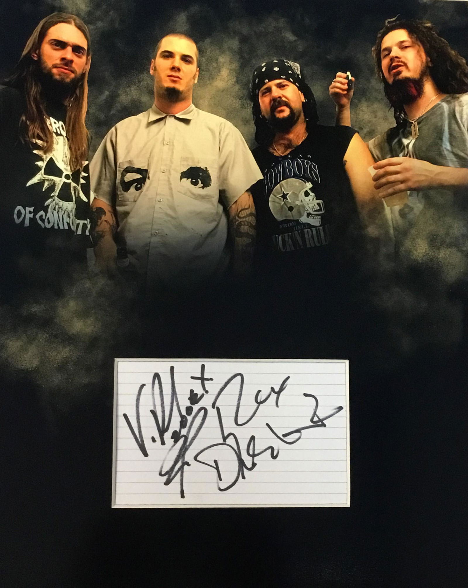 Pantera Autographed Display (1 of 1)