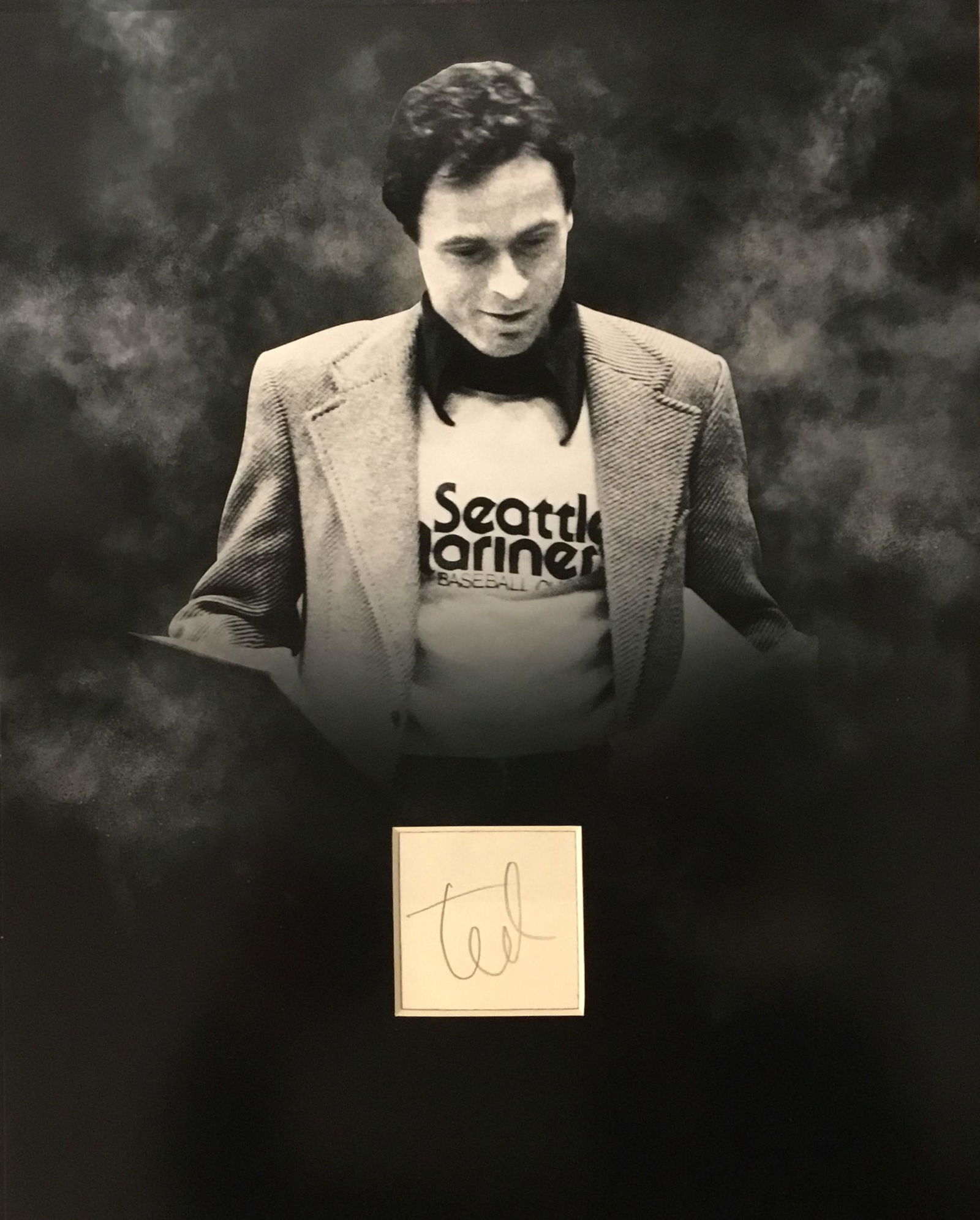Ted Bundy Autographed Display (1 of 1)