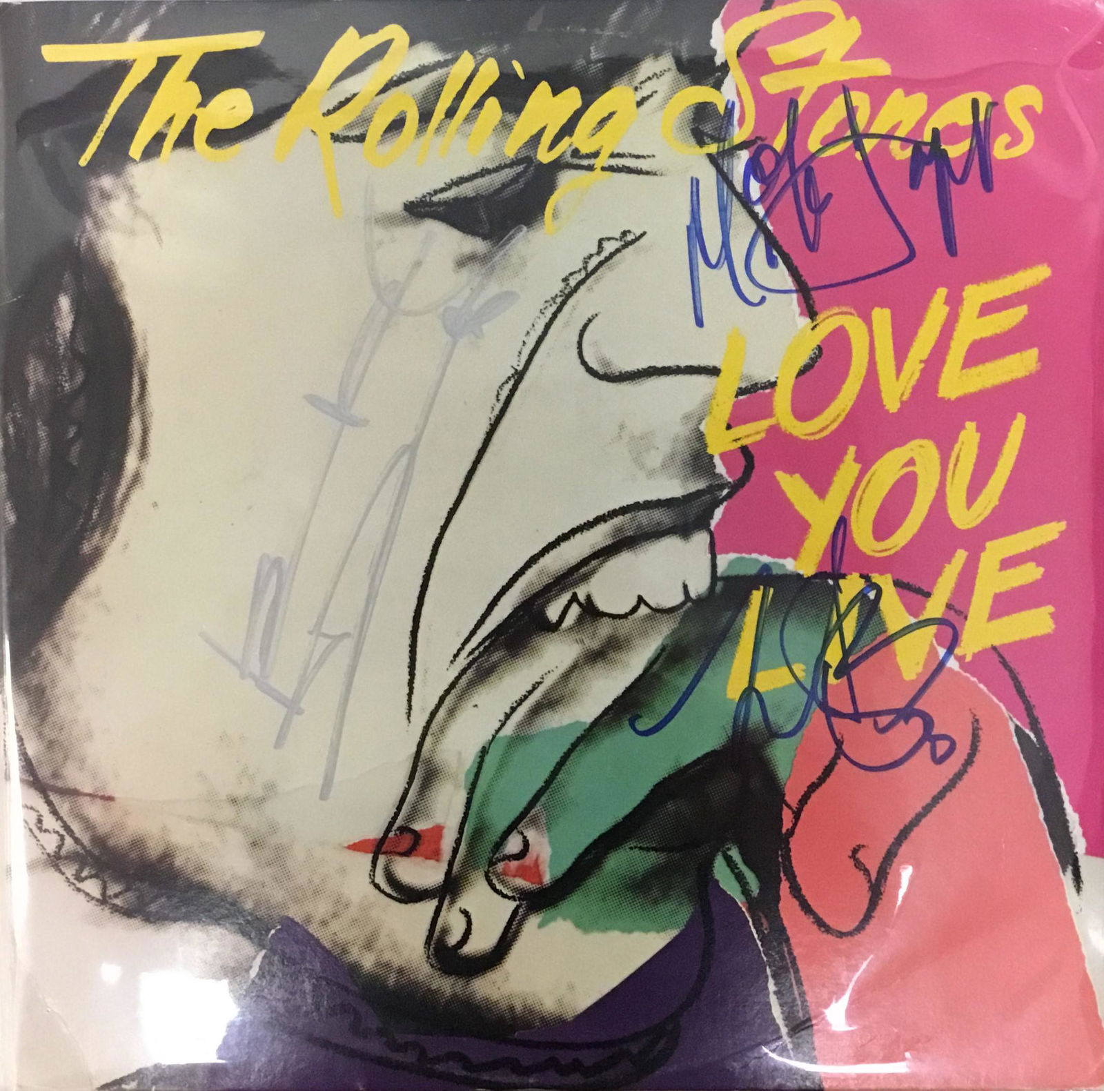 Rolling Stones Autographed Album Cover Only Jagger,: Ask any and all questions before bidding. All framed items take 2 weeks for framing. We ship every day. Once invoice is paid items usually ship within 4 days of payment, unless it is a framed item. So