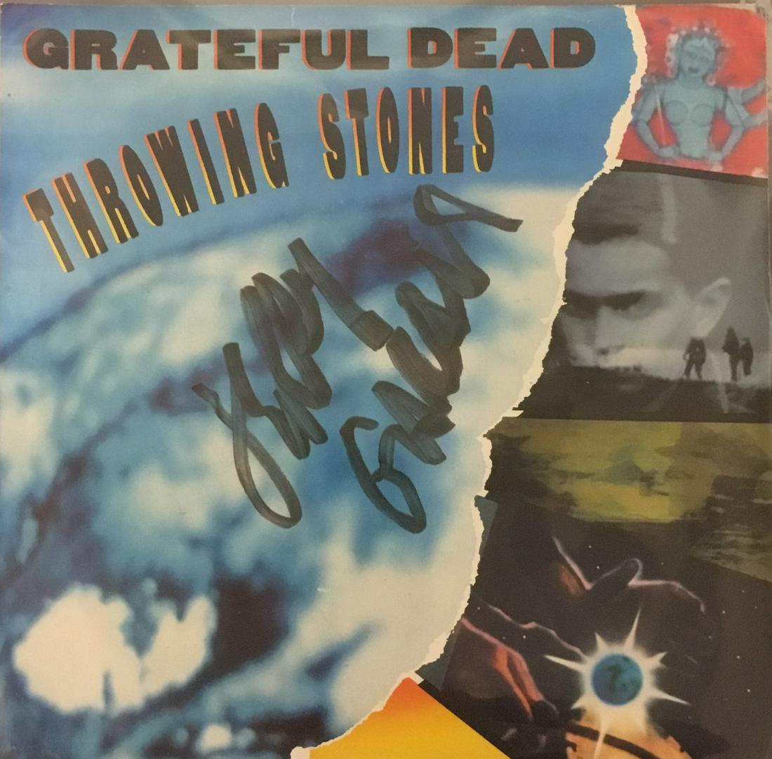 Jerry Garcia Autographed Album Cover Only 7" (1 of 1)