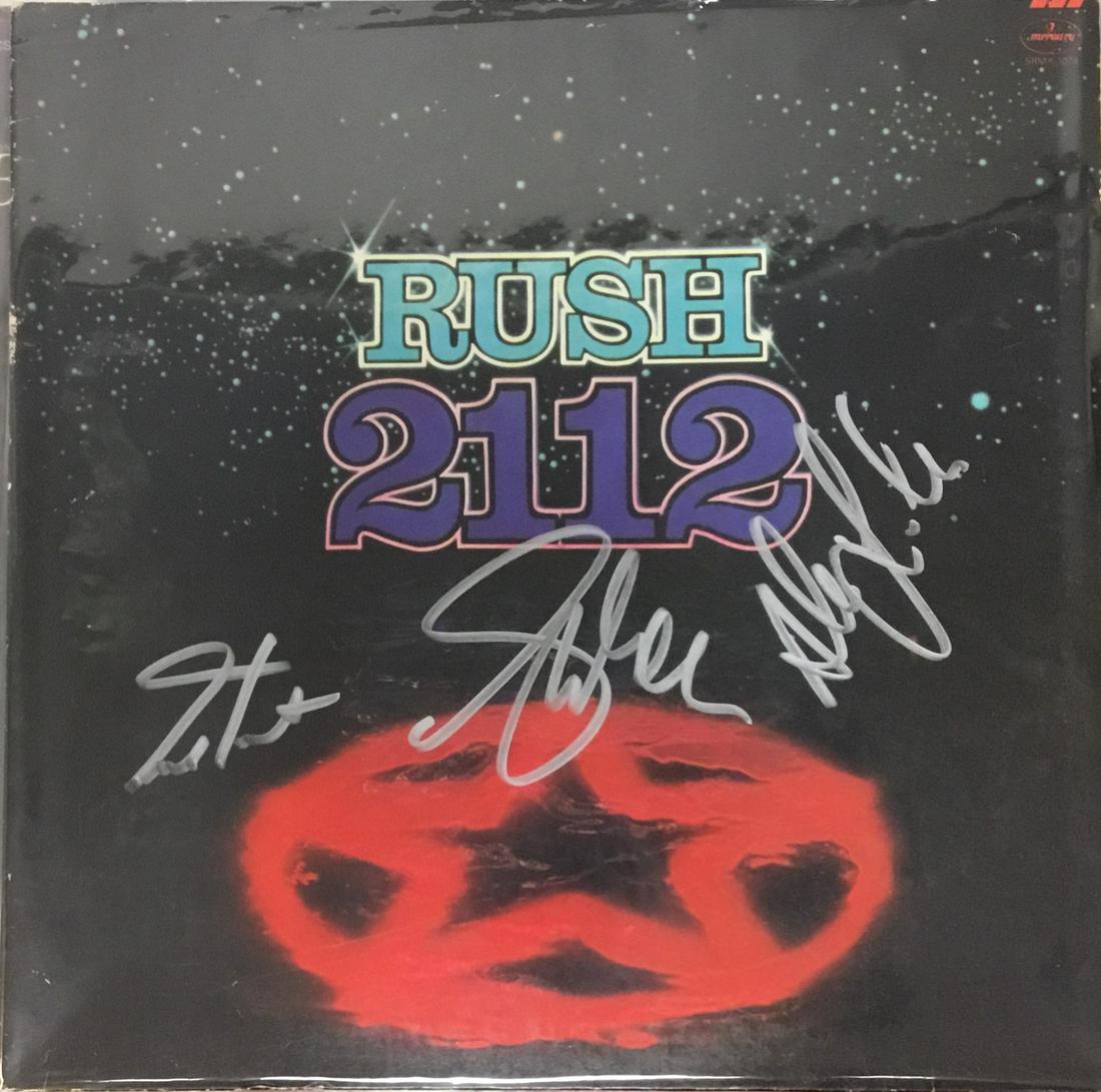 Rush Autographed Album Cover Only (1 of 1)
