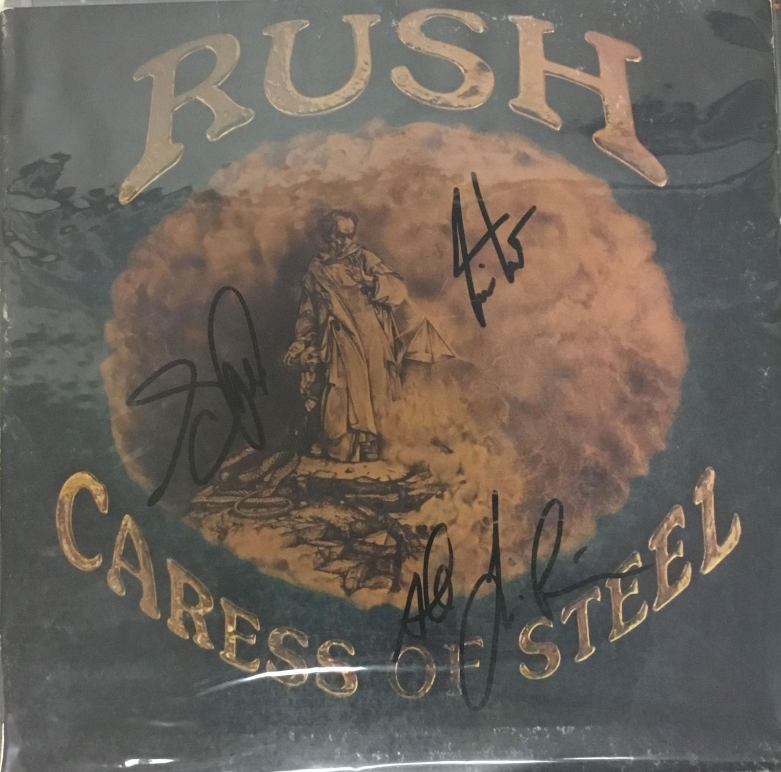Rush Autographed Album Cover Only (1 of 1)