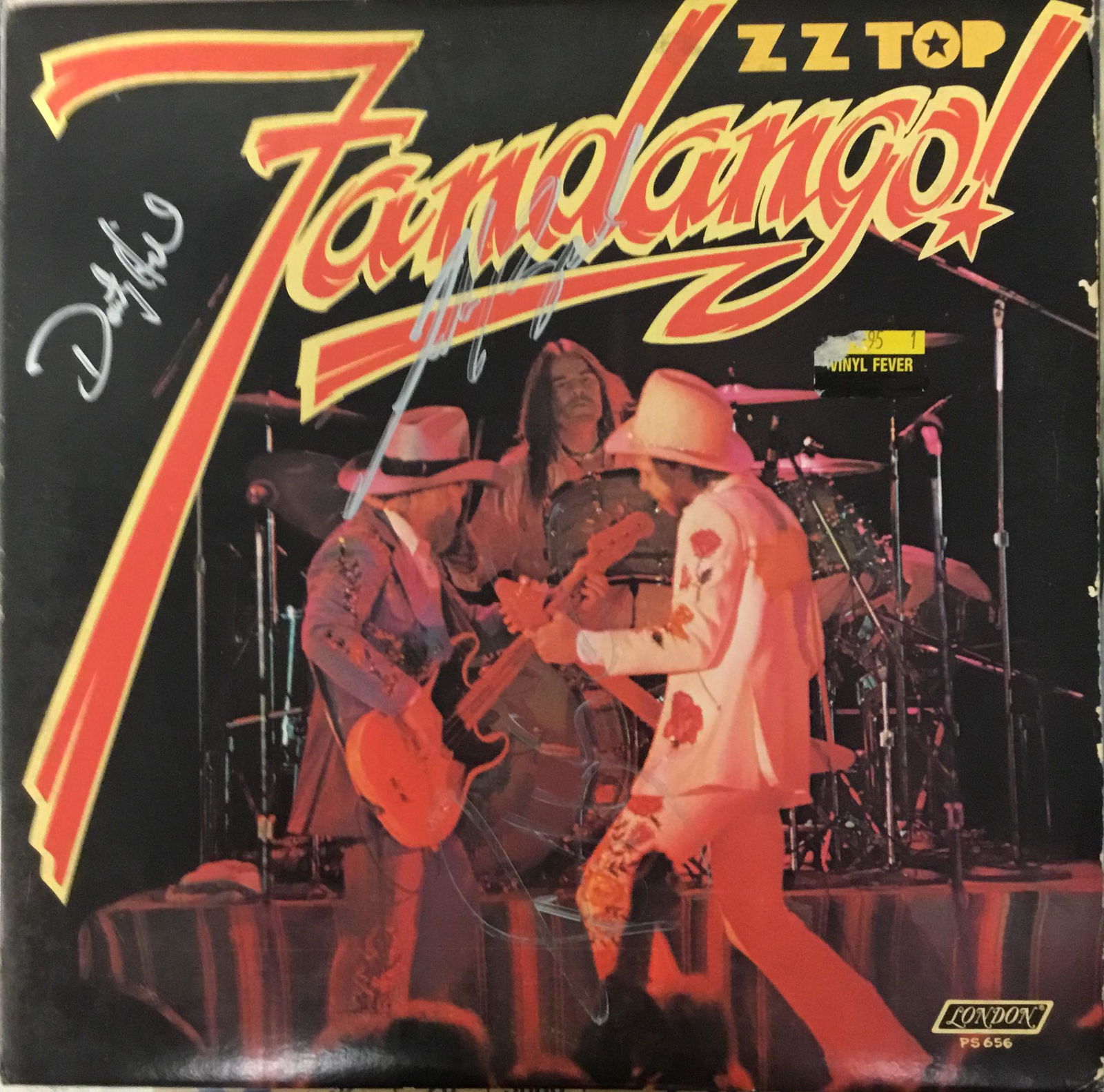 Z.Z. Top Autographed Album Cover Only (1 of 1)
