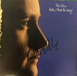 Phil Collins Autographed Album Cover Only: Ask any and all questions before bidding. All framed items take 2 weeks for framing. We ship every day. Once invoice is paid items usually ship within 4 days of payment, unless it is a framed item. So