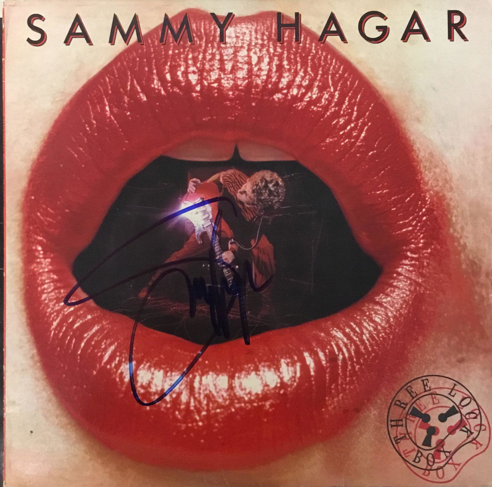 Sammy Hagar Autographed Album Cover Only (1 of 1)