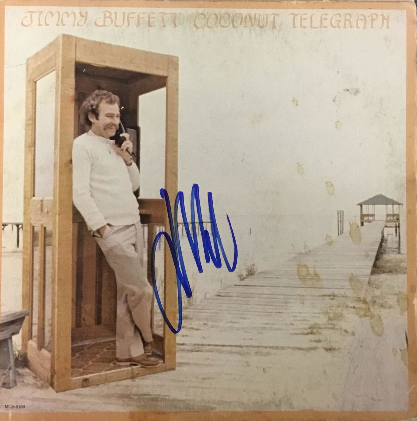 Jimmy Buffet Autographed Album Cover Only (1 of 1)