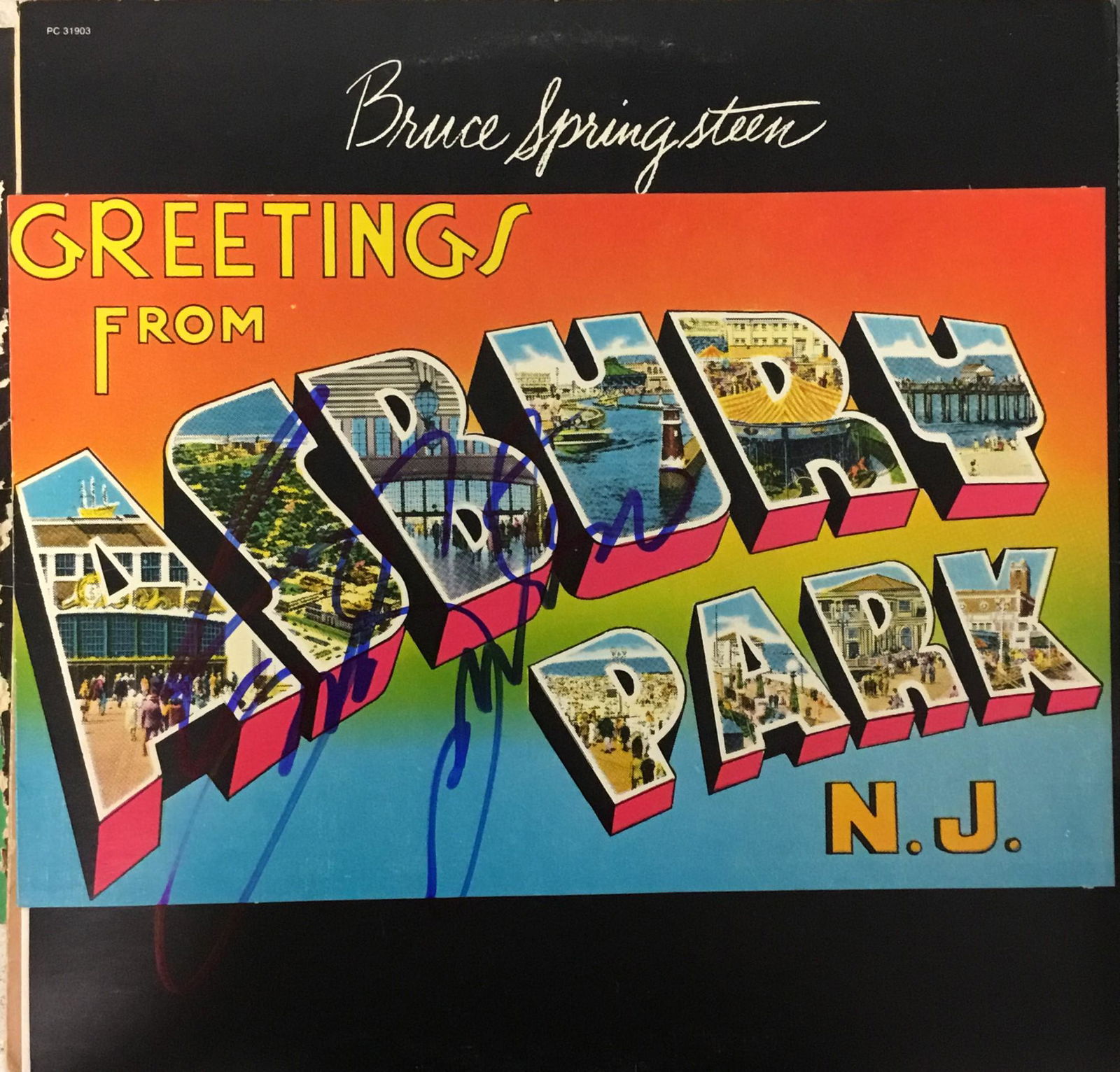 Bruce Springsteen Autographed Album Cover Only (1 of 1)