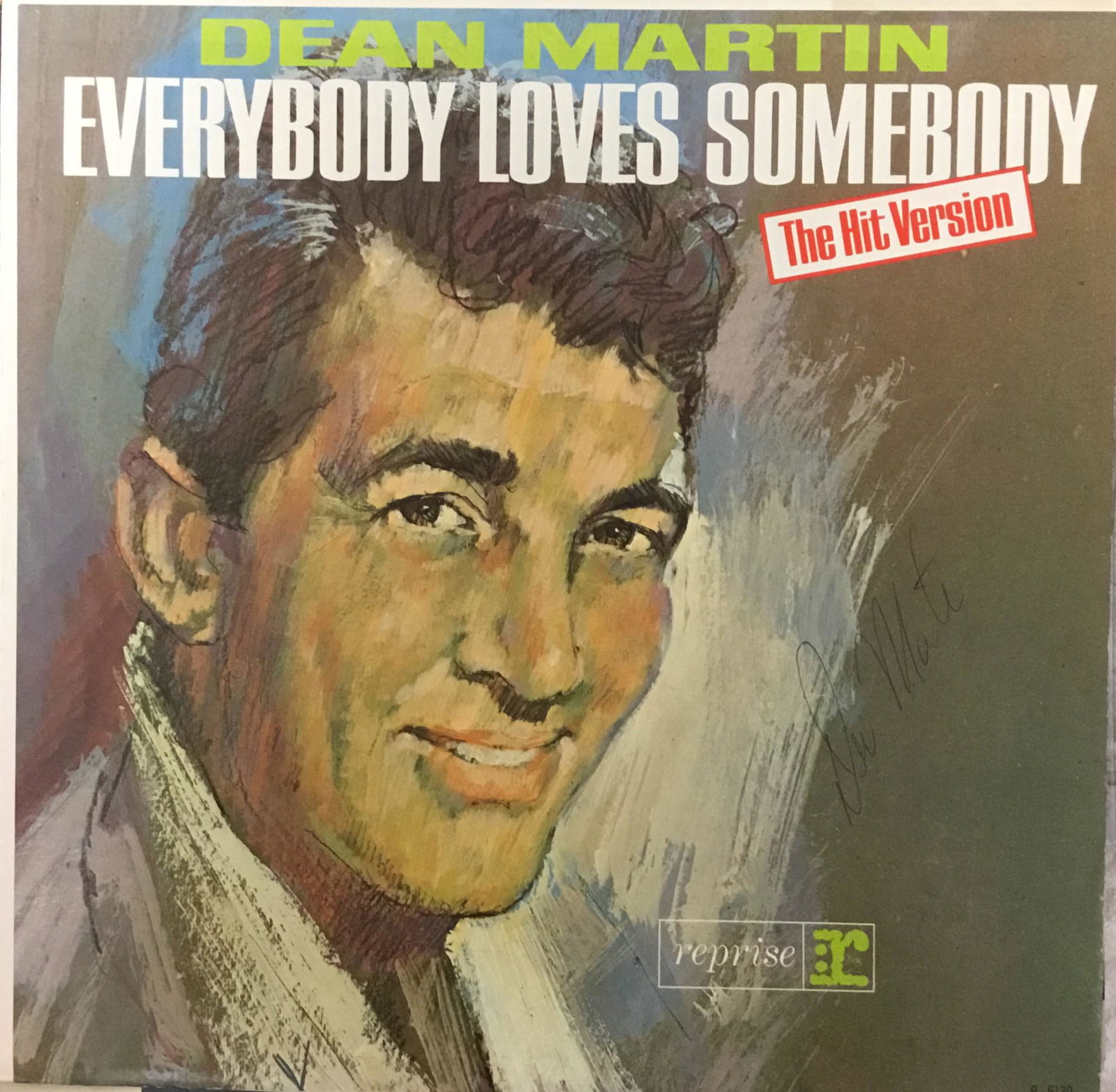 Dean Martin Autographed Album Cover Only (1 of 1)