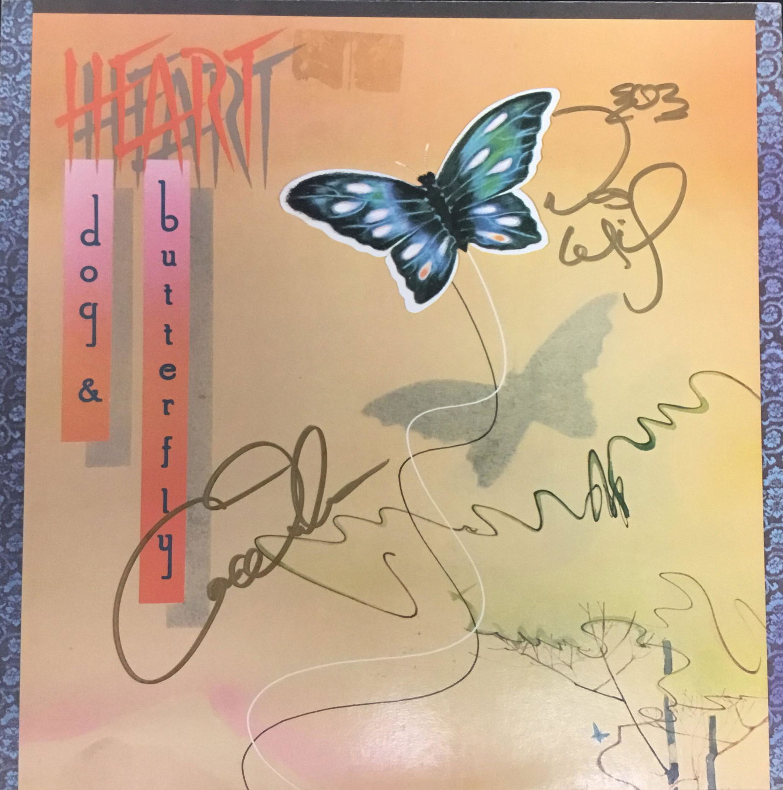 Heart Autographed Album Cover Only - Ann and Nancy (1 of 1)