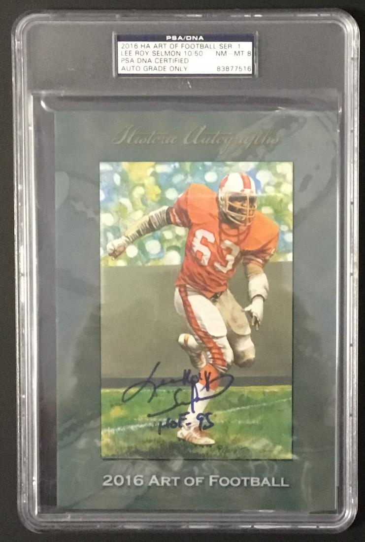 Lee Roy Selman Autographed "2016 Art Of Football" (1 of 1)