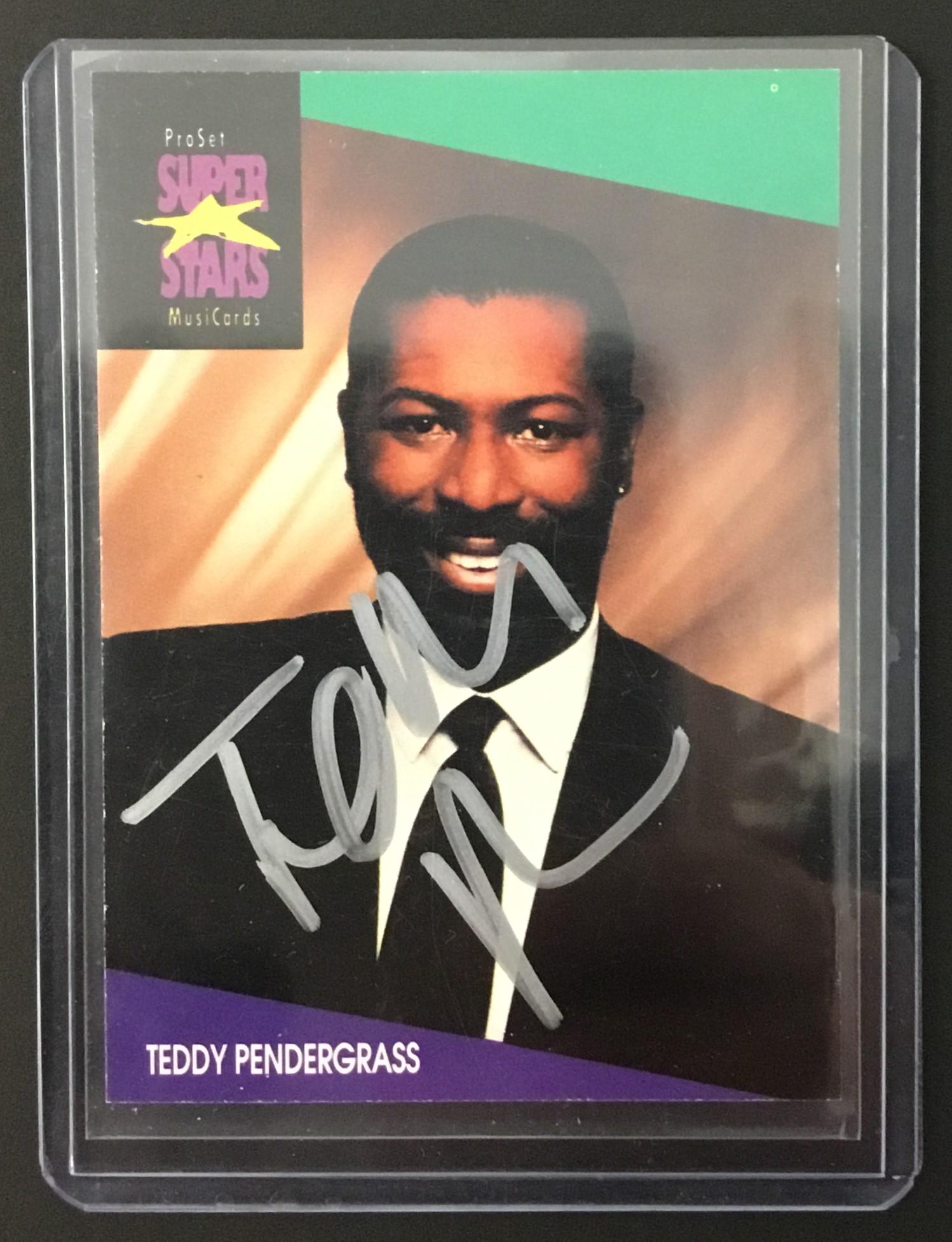 Teddy Pendergrass Autographed MusiCard (1 of 1)