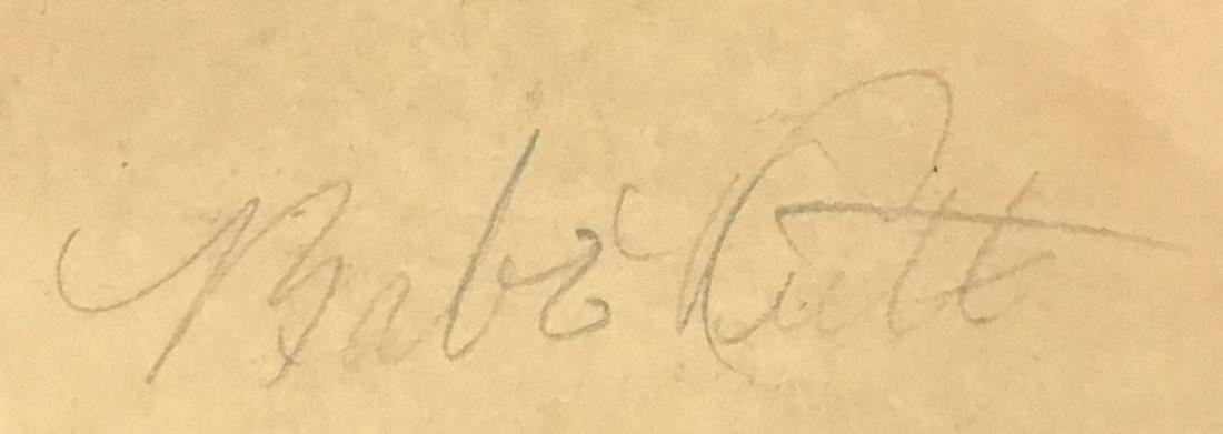 Babe Ruth Cut Autograph (1 of 1)