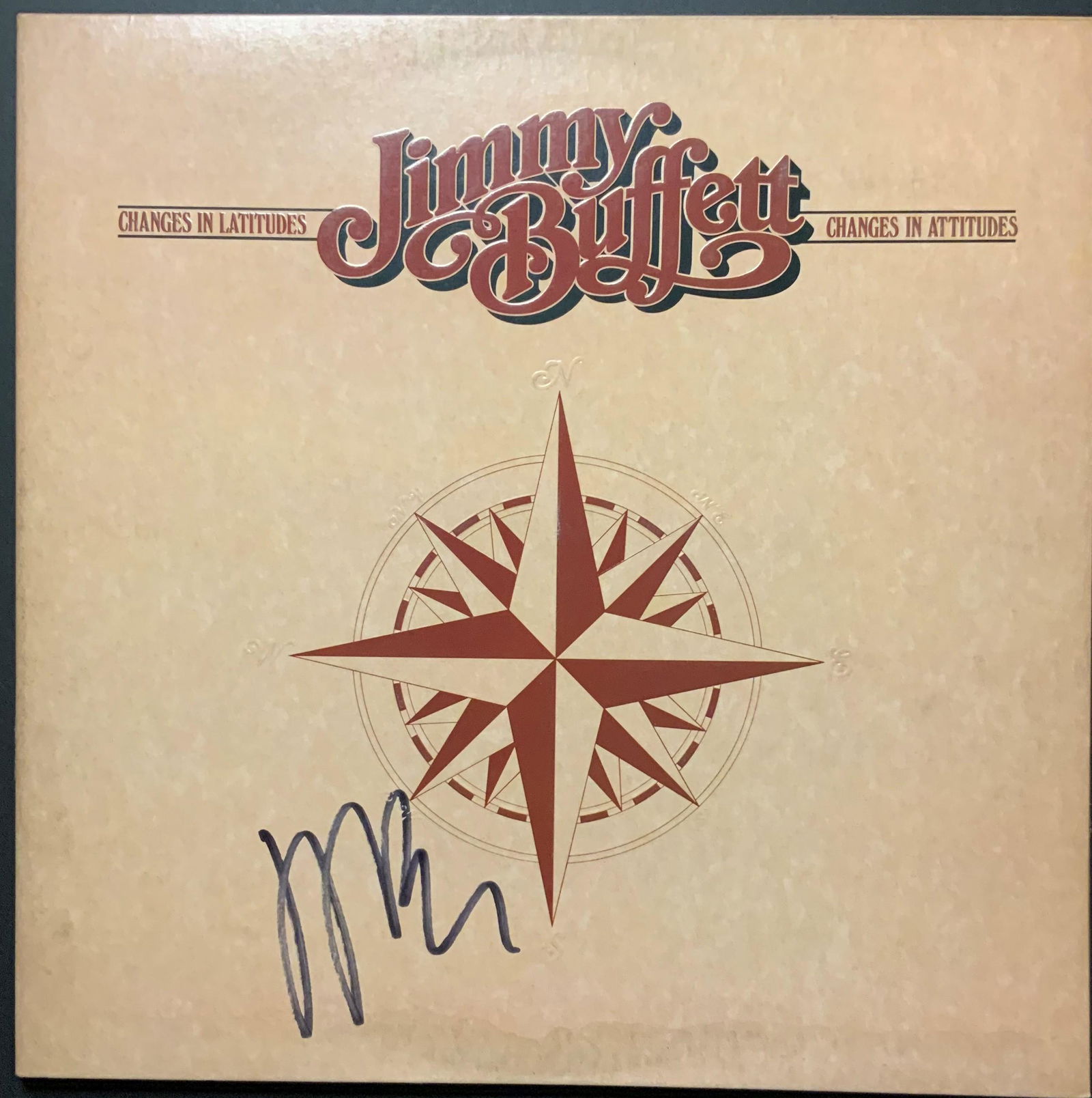 Jimmy Buffett Autographed Album Cover Only (1 of 1)