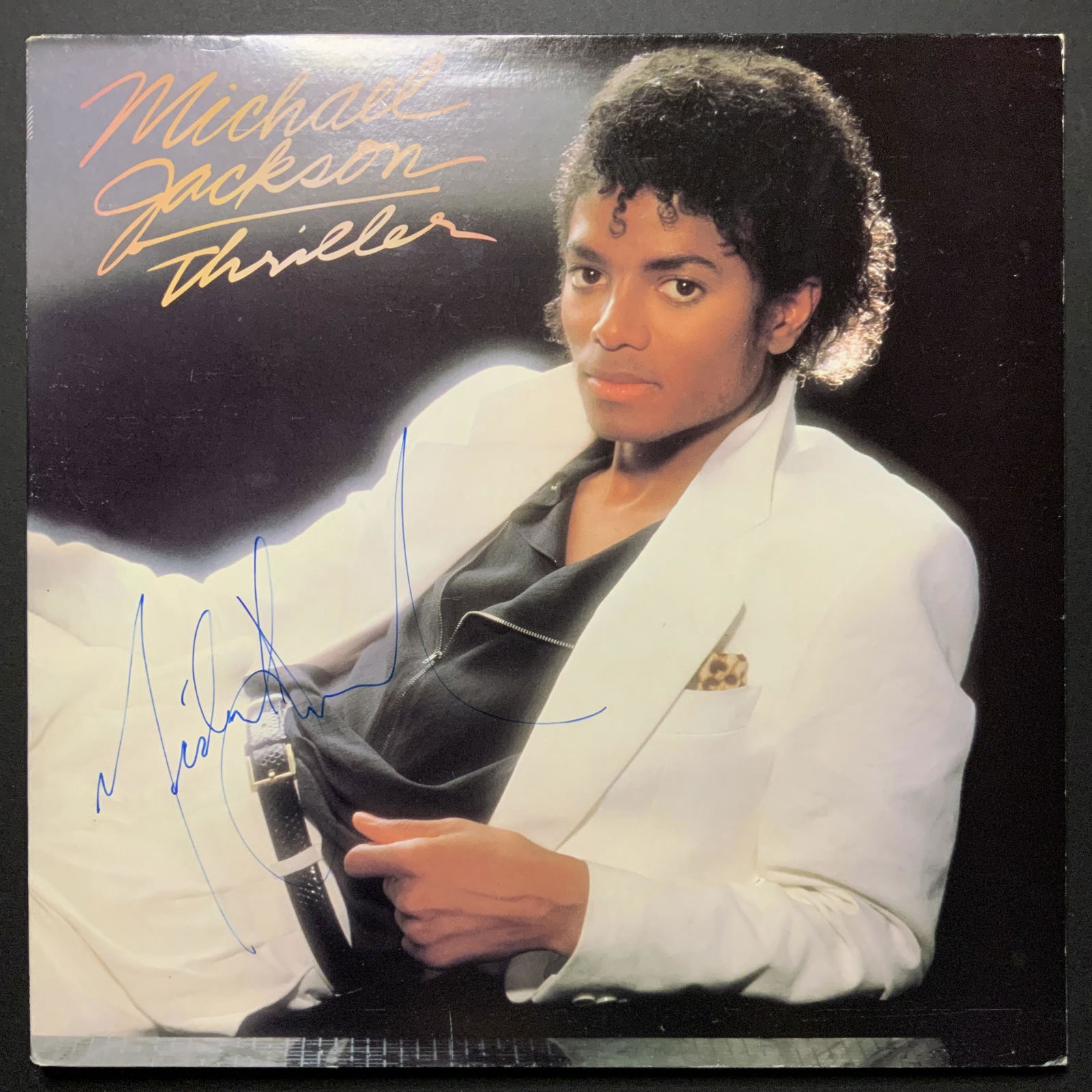 Michael Jackson Autographed Album Cover Only (1 of 1)