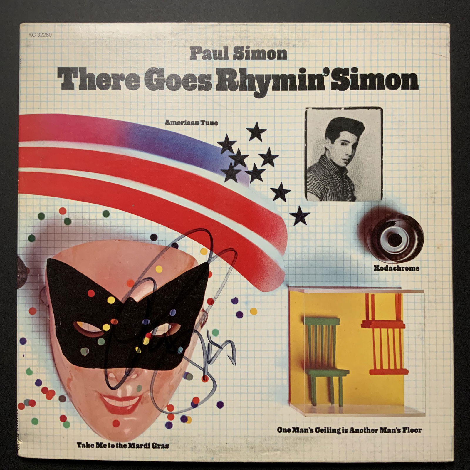 Paul Simon Autographed Album Cover Only (1 of 1)