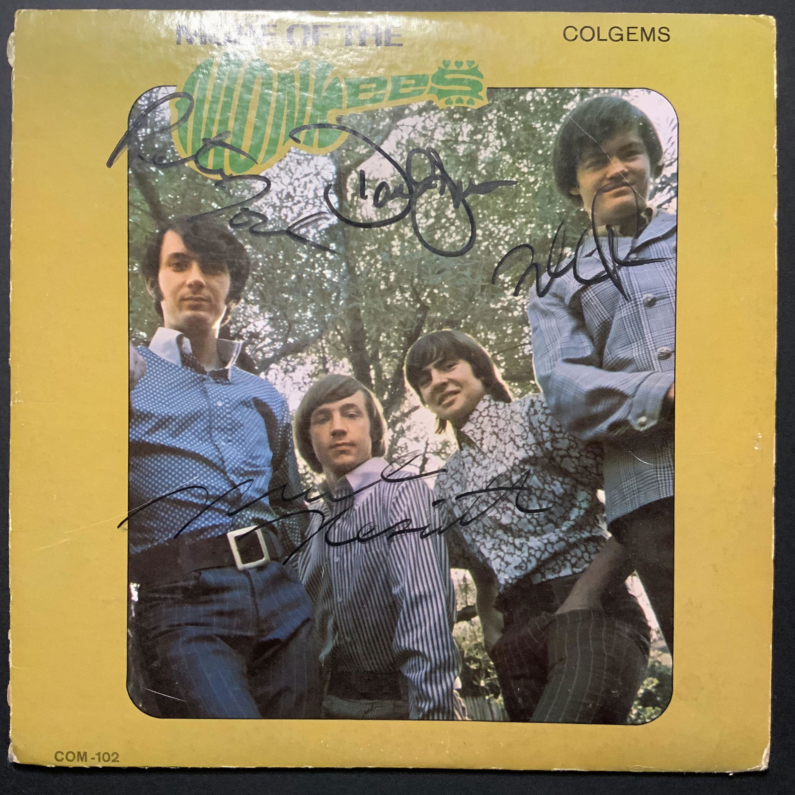 Monkees Autographed Album Cover Only, Signed by All (1 of 1)