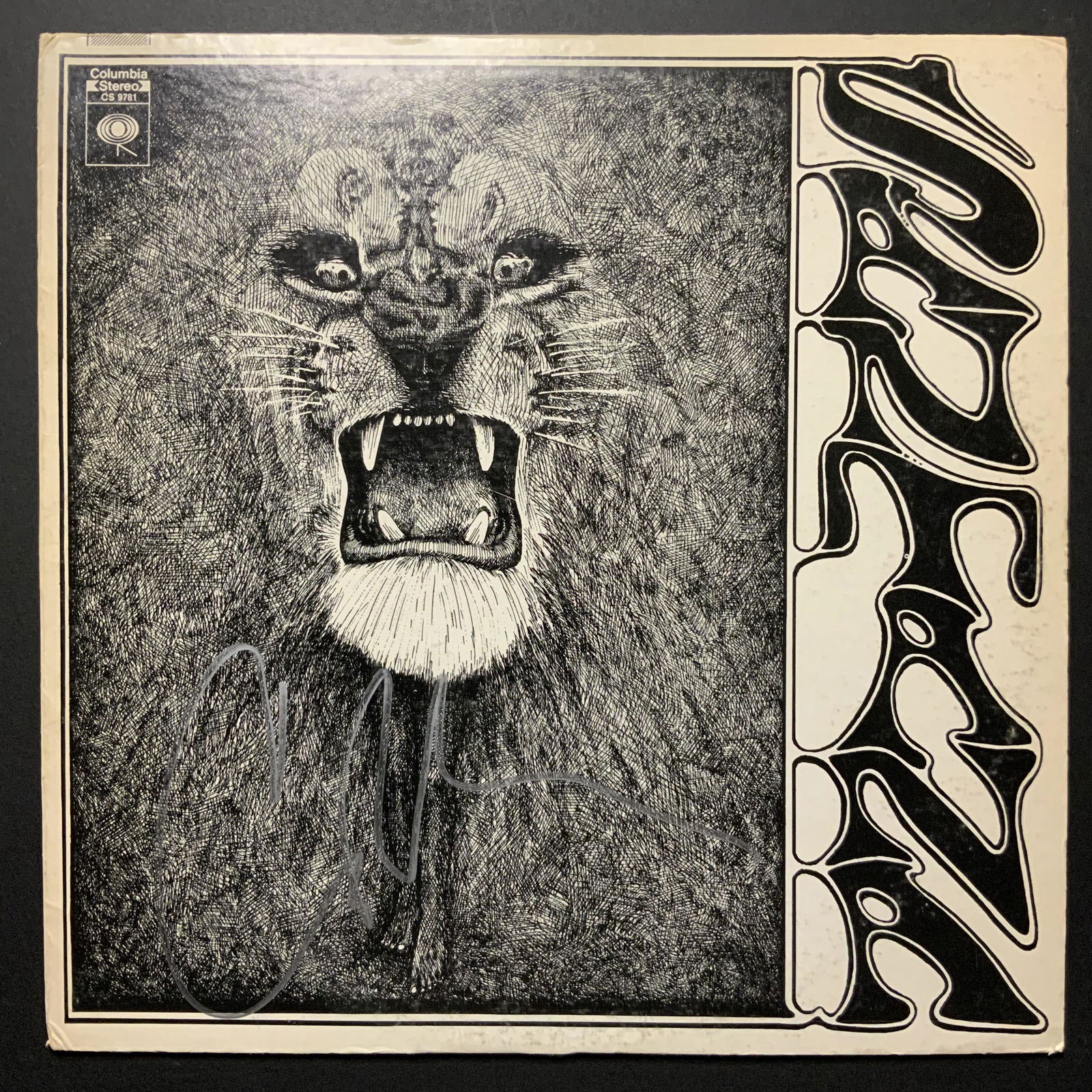 Carlos Santana Autographed Album Cover Only (1 of 1)