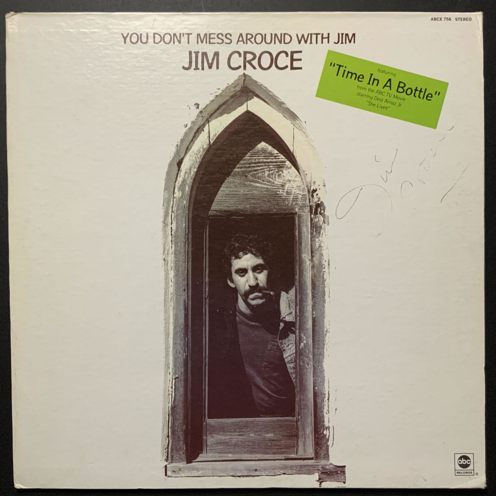 Jim Croce Autographed Album Cover Only (1 of 1)