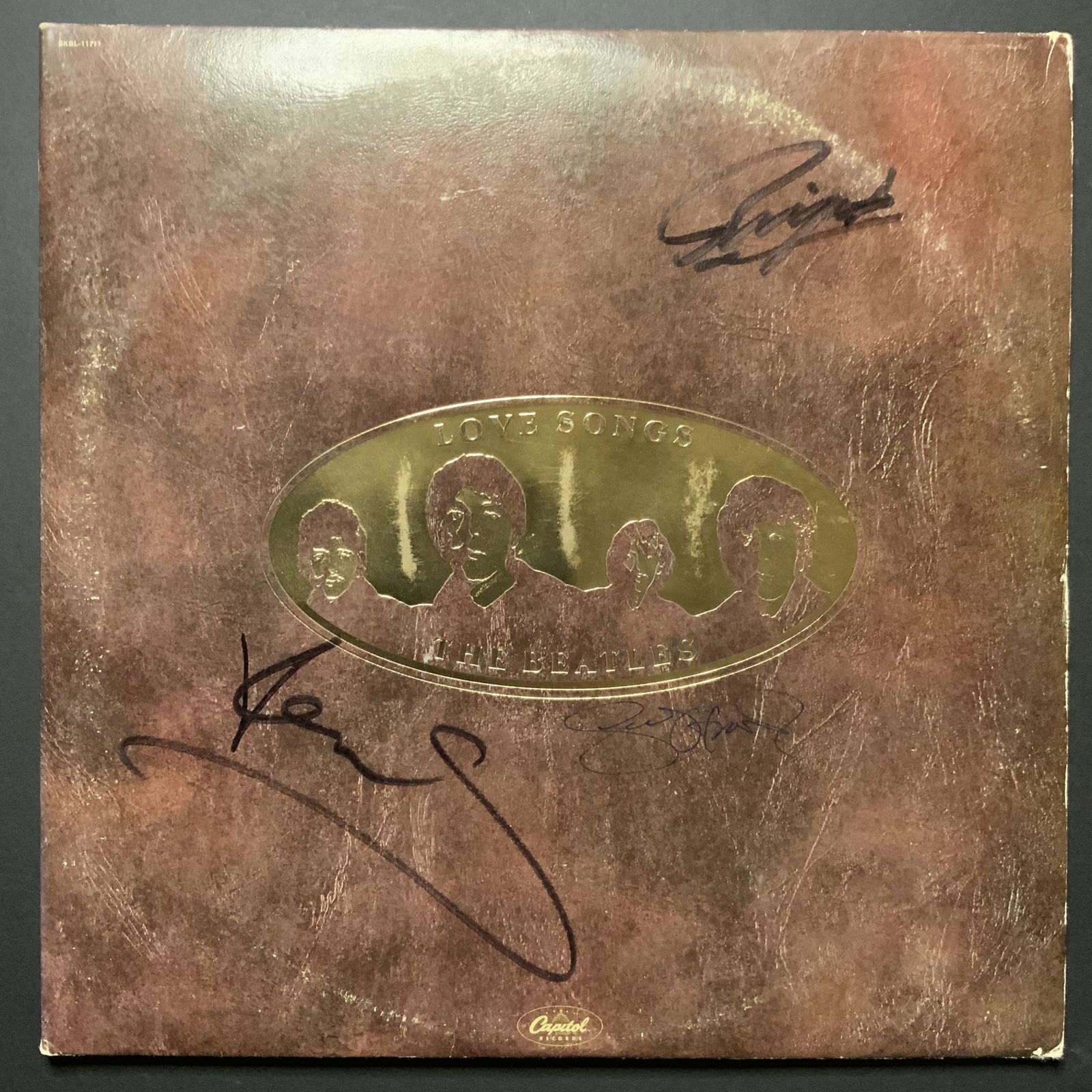 Paul, George, Ringo Autographed Album Cover Only (1 of 1)