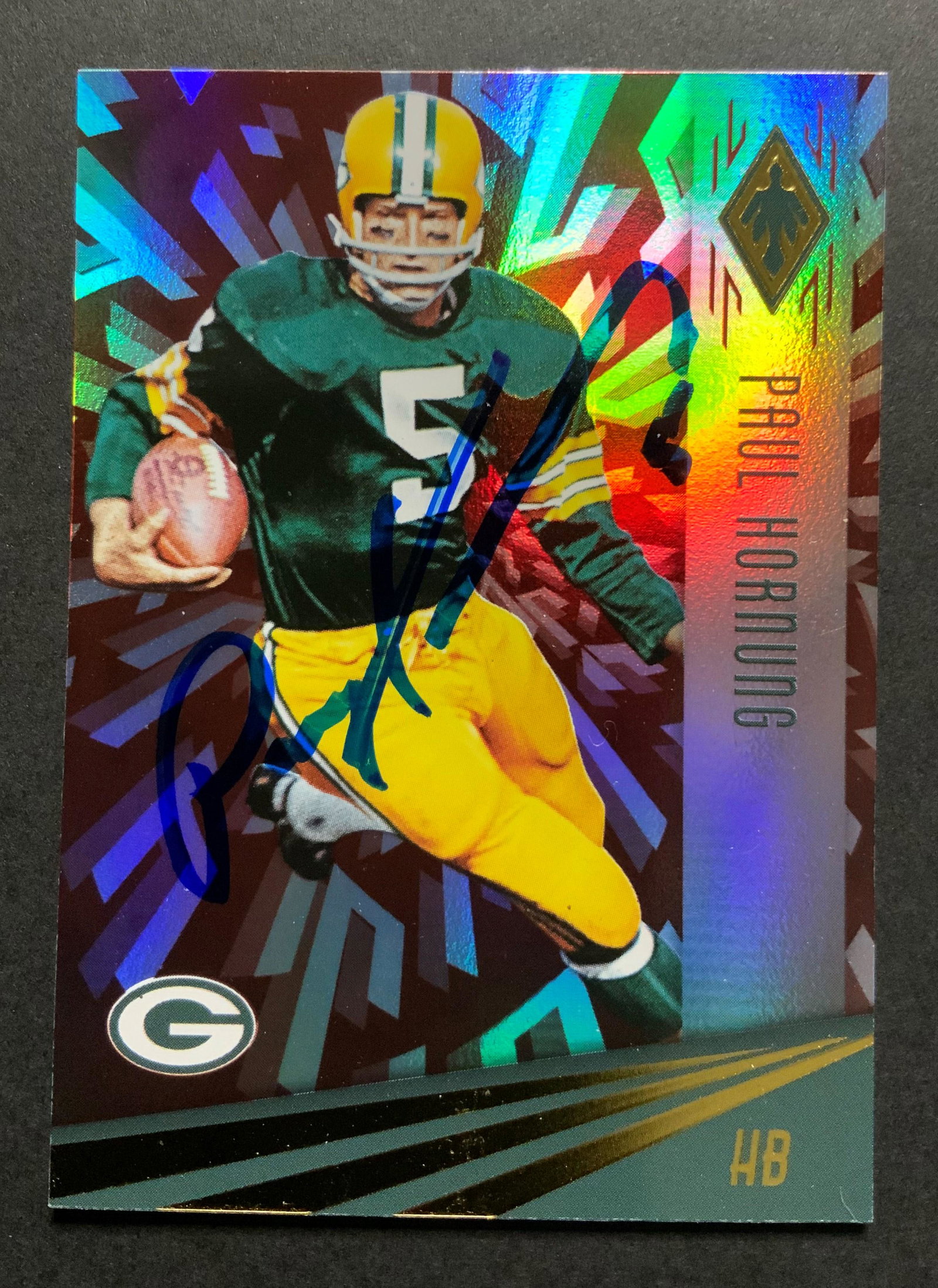 Paul Hornung Autographed Sports Card: Ask any and all questions before bidding. All framed items take 2 weeks for framing. We ship every day. Once invoice is paid items usually ship within 4 days of payment, unless it is a framed item. So