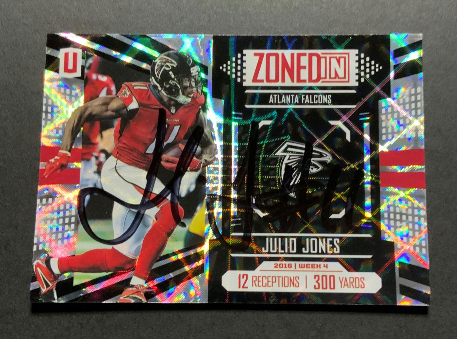Julio Jones Autographed Sports Card (1 of 1)