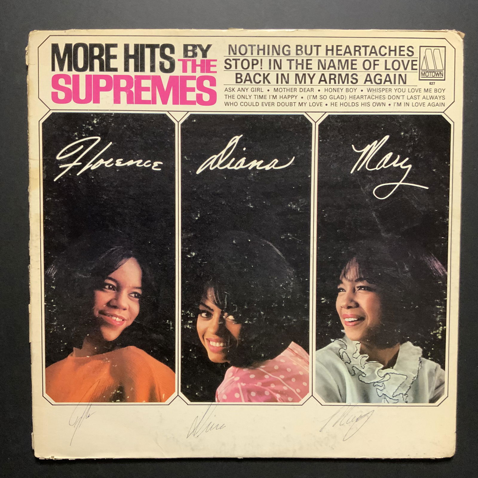 Supremes Autographed Album Cover Only, Signed by all: Ask any and all questions before bidding. All framed items take 2 weeks for framing. We ship every day. Once invoice is paid items usually ship within 4 days of payment, unless it is a framed item. So