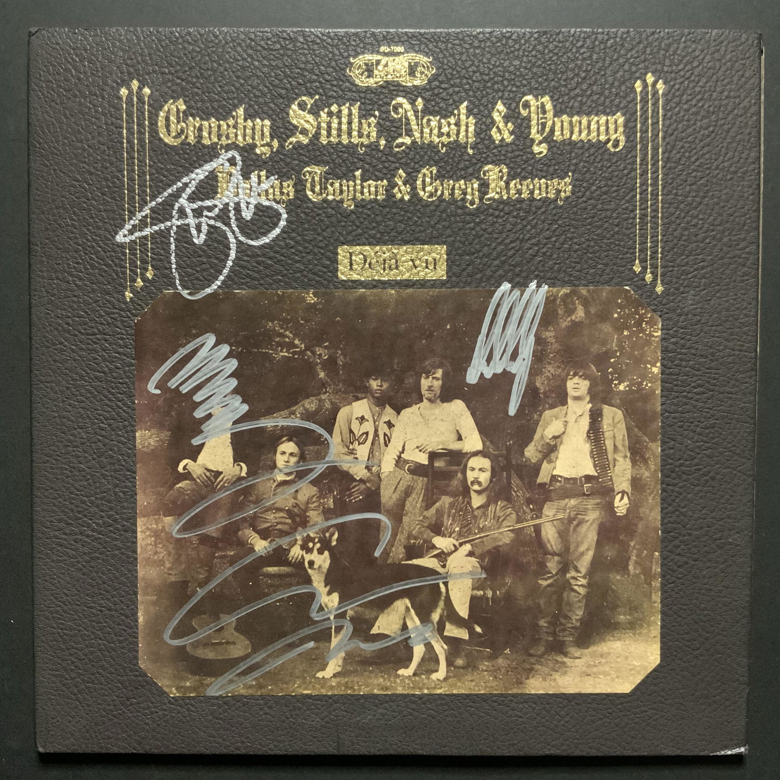 Crosby, Stills, Nash, and Young Autographed Album Cover (1 of 1)