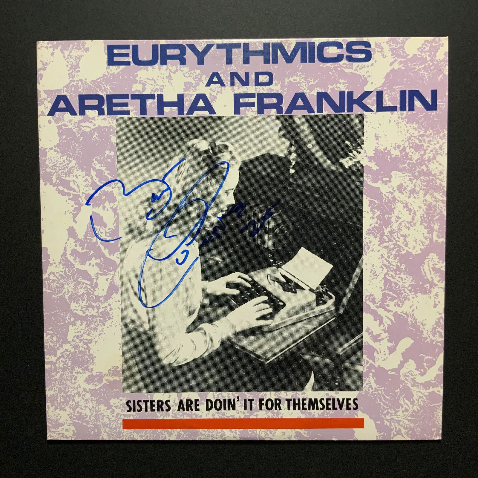 Aretha Franklin Autographed Album Cover Only (1 of 1)