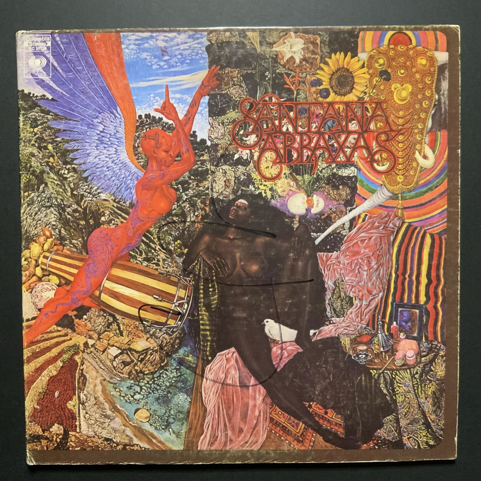 Carlos Santana Autographed Album Cover Only (1 of 1)