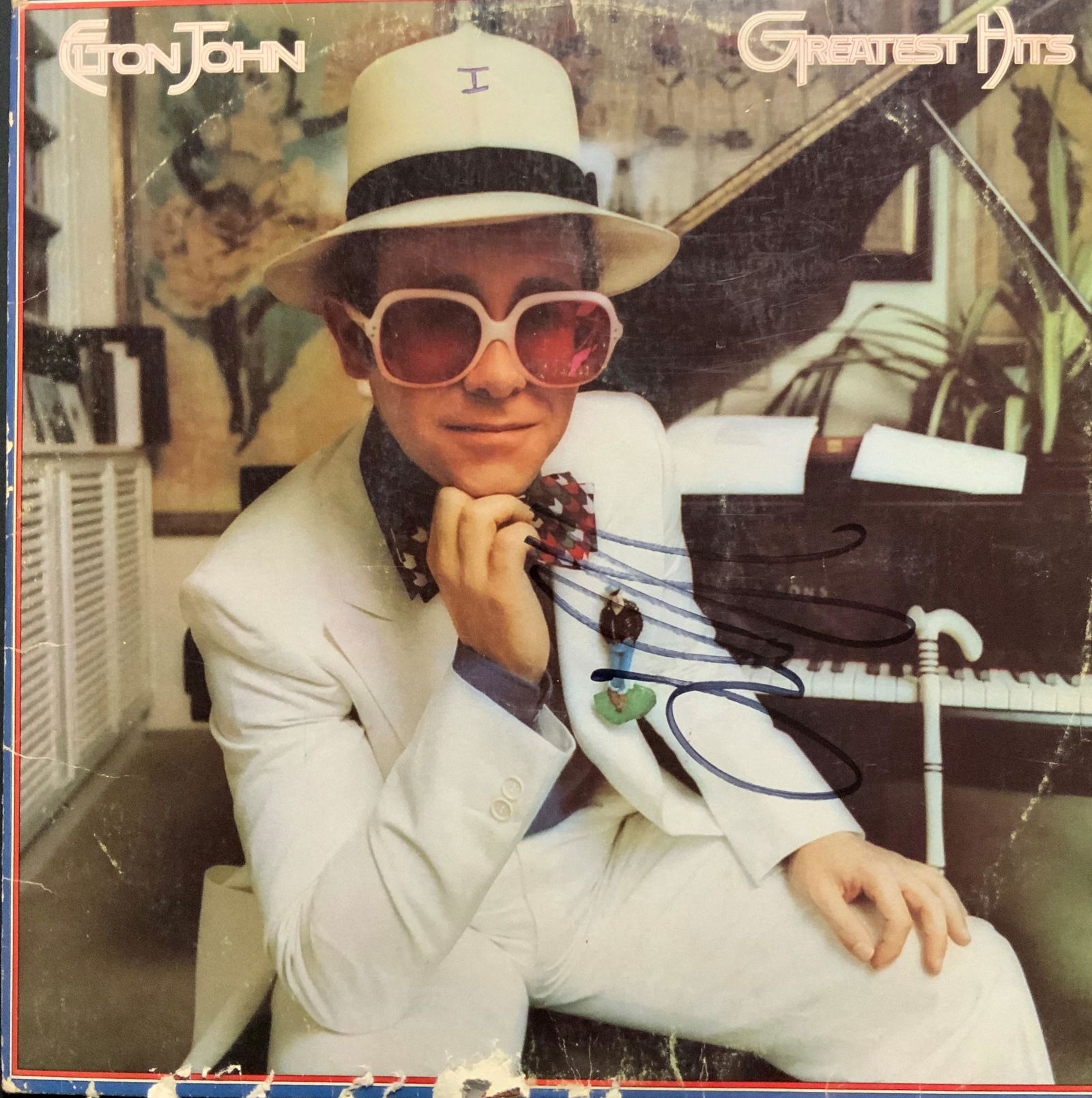 Elton John Autographed Album Cover (1 of 1)