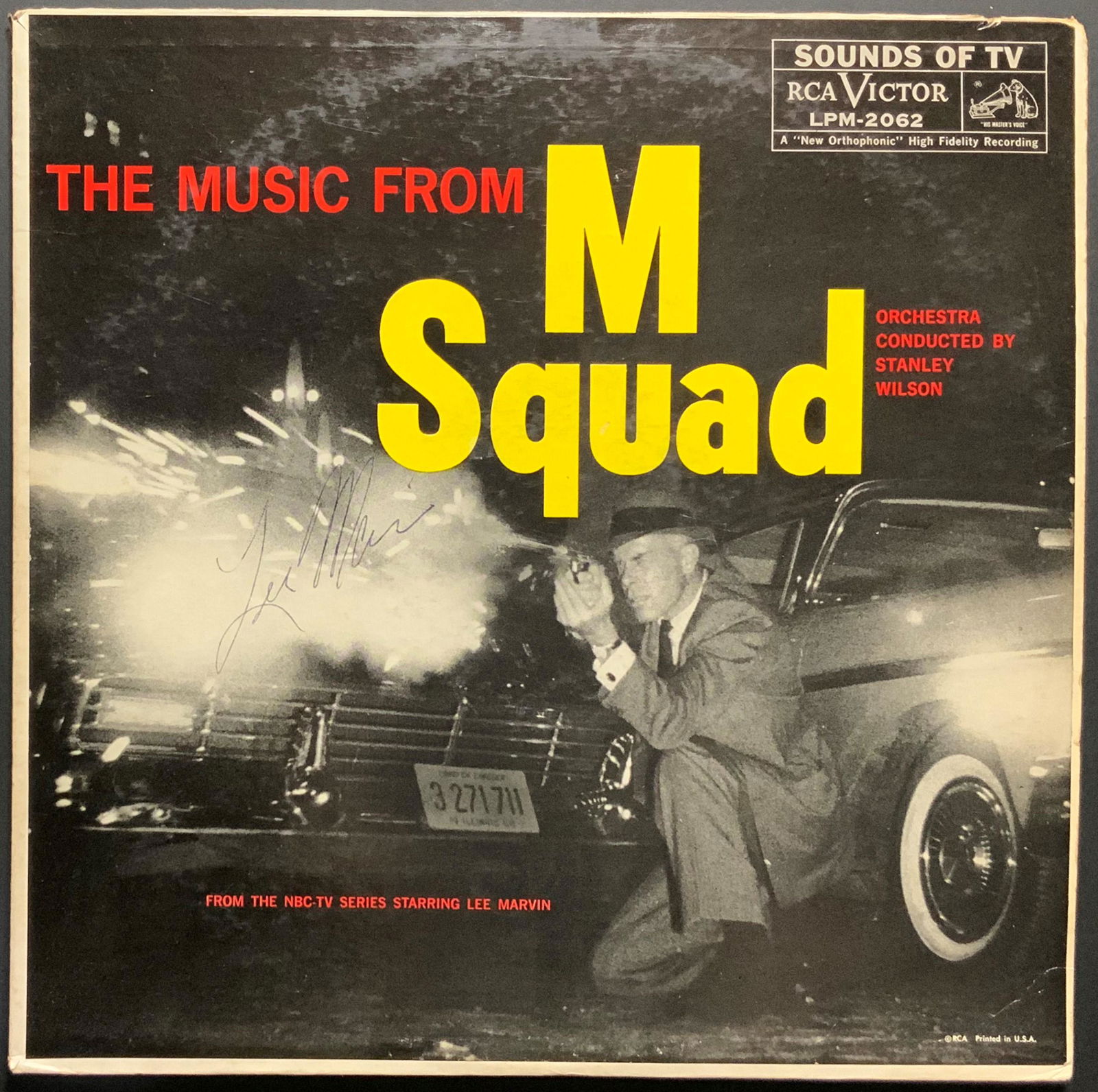 Lee Marvin Autographed Album Cover Only (1 of 1)