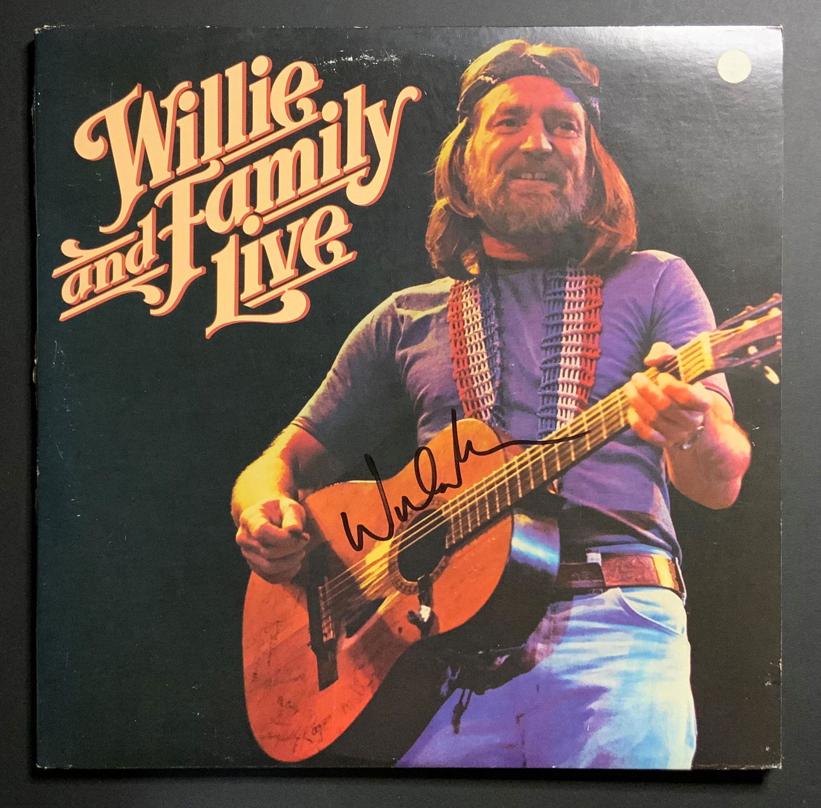 Willie Nelson Autographed Album Cover Only (1 of 1)