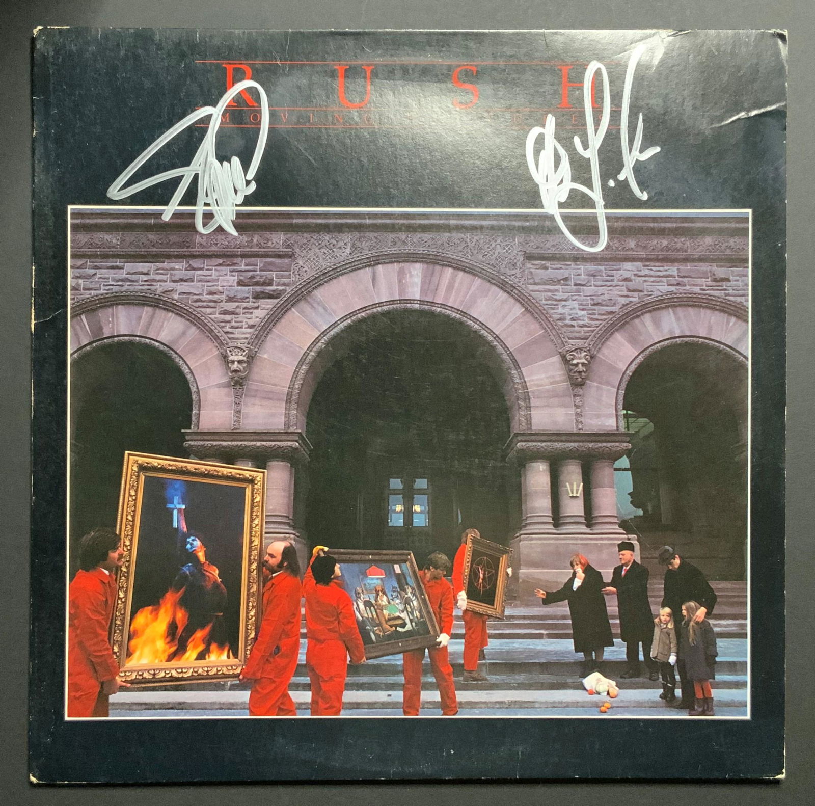 Rush Autographed Album Cover Only, Lee, Lifeson (1 of 1)