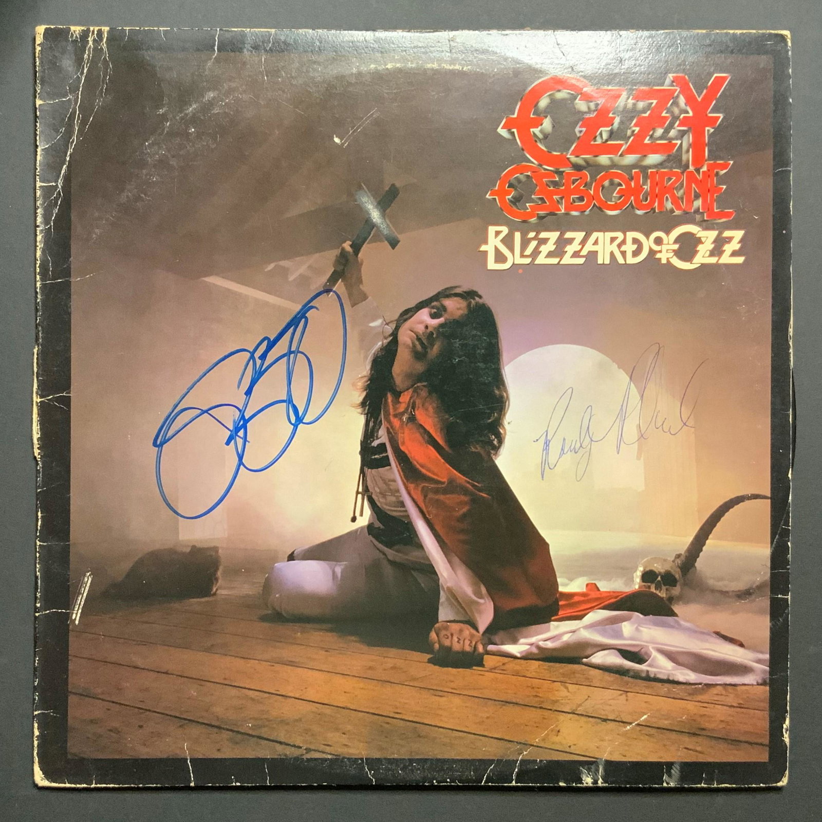 Ozzy Osbourne and Randy Rhoads Autographed Album Cover (1 of 1)