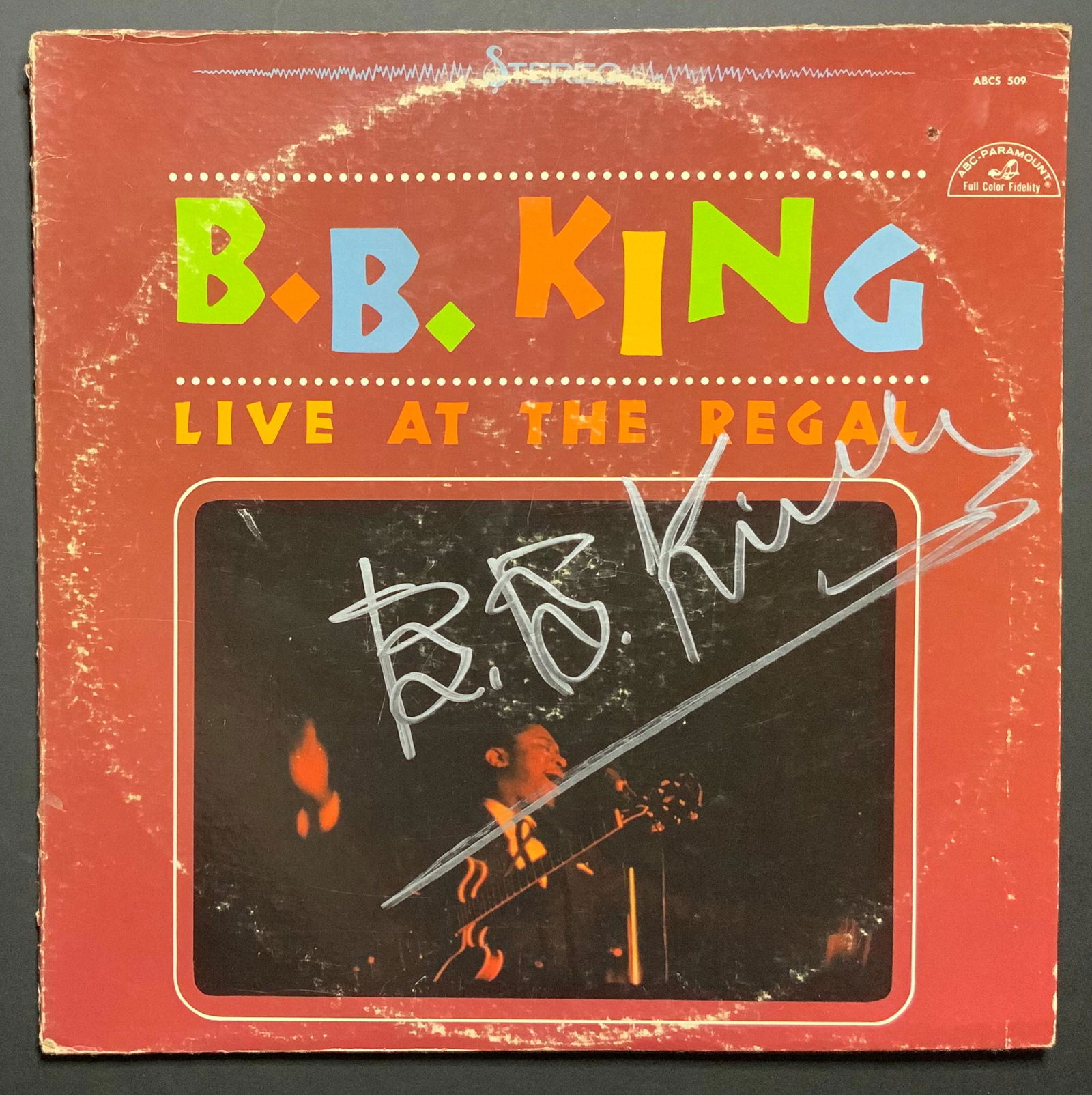 B.B. King Autographed  Album Cover Only (1 of 1)