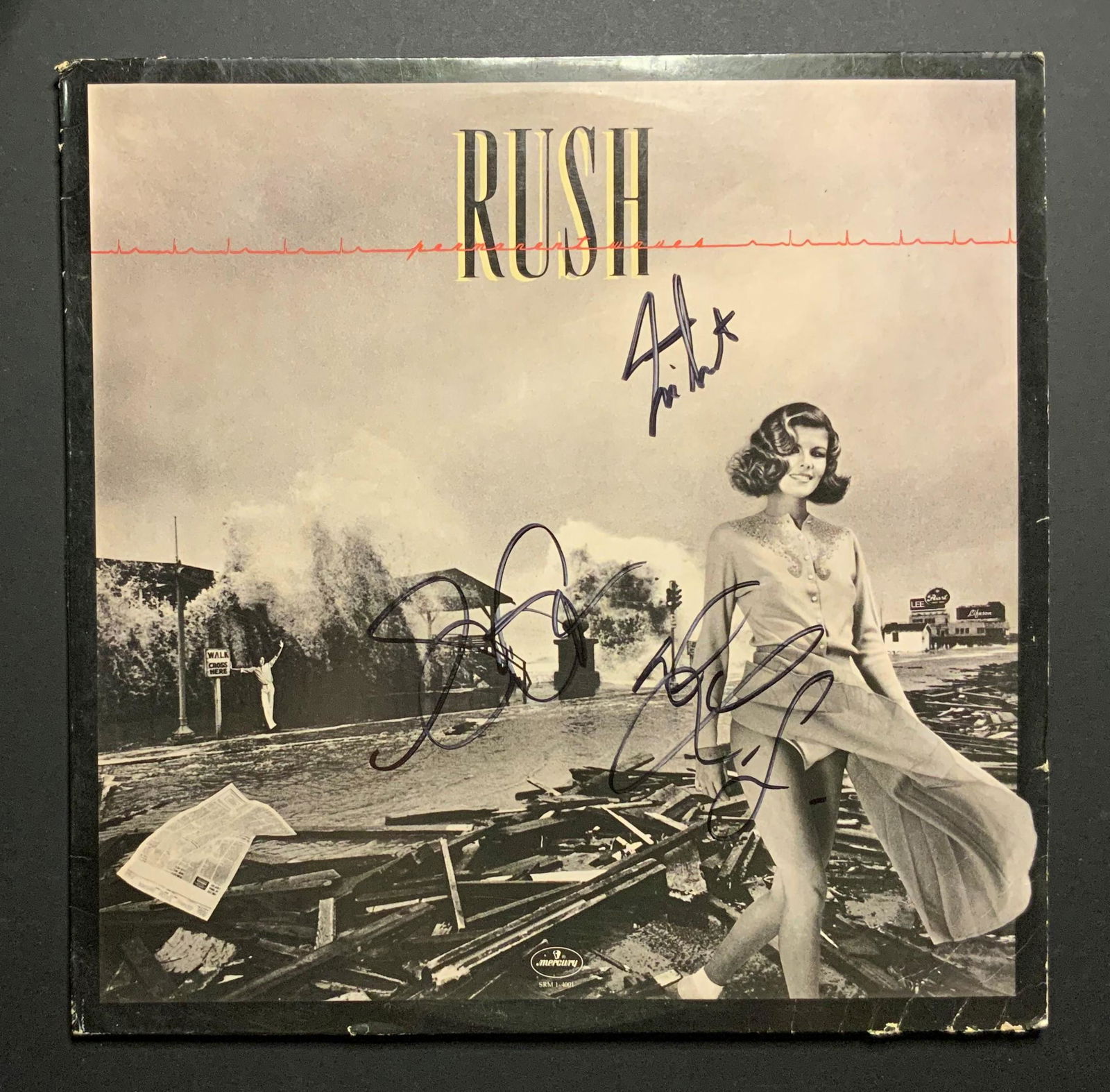 Rush Autographed Album Cover Only (1 of 1)