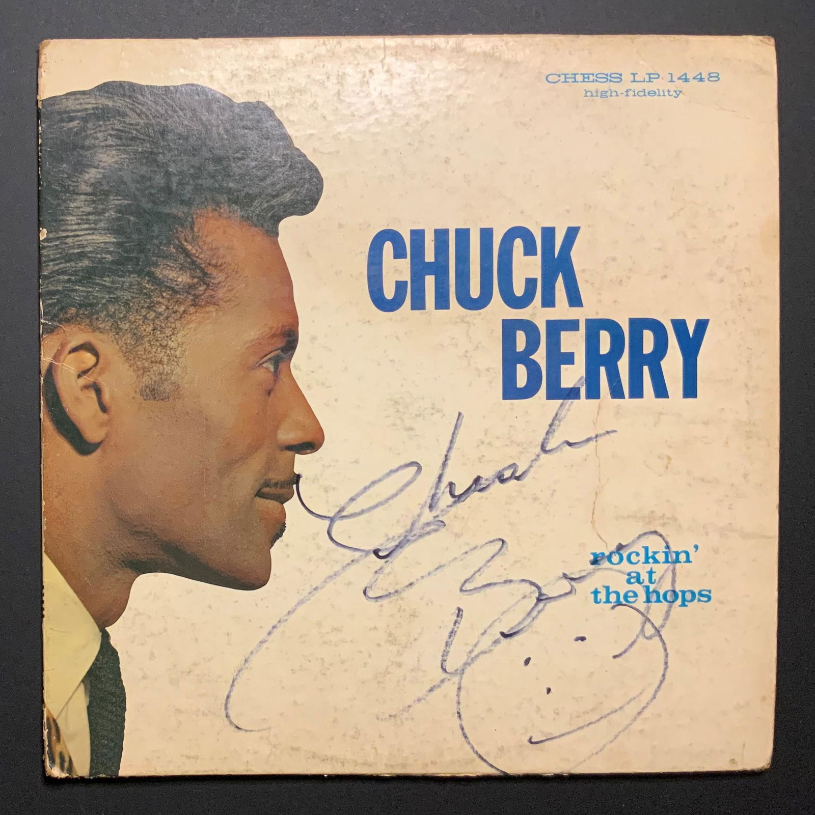 Chuck Berry Autographed Album Cover Only (1 of 1)