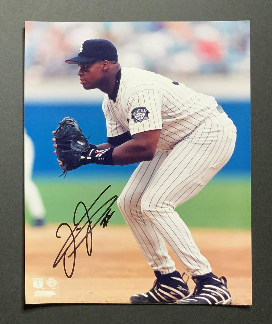 Frank Thomas Autographed Photo (1 of 1)