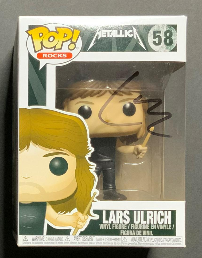 Lars Ulrich Autographed Pop Vinyl (1 of 1)