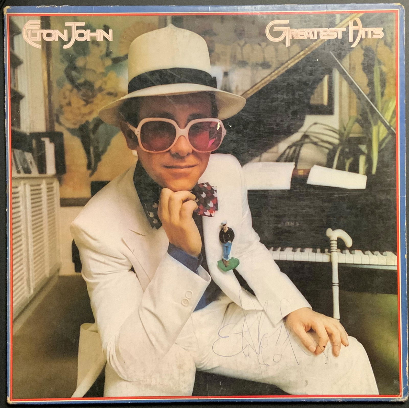 Elton John Autographed Album Cover Only (1 of 1)