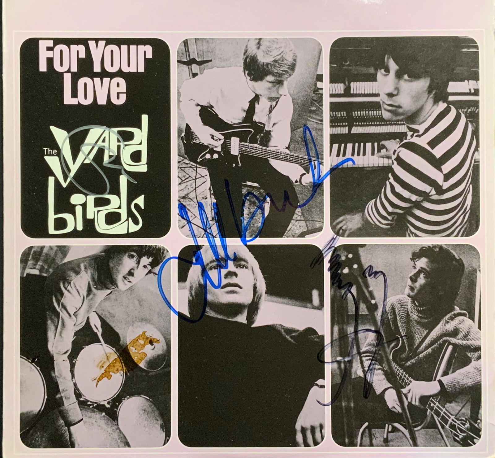 Yard Birds Autographed Album Cover Only, Page, Clapton,: Ask any and all questions before bidding. All framed items take 2 weeks for framing. We ship every day. Invoices not paid after 3 days are late and will be put in dispute, and at the 7 day mark will b