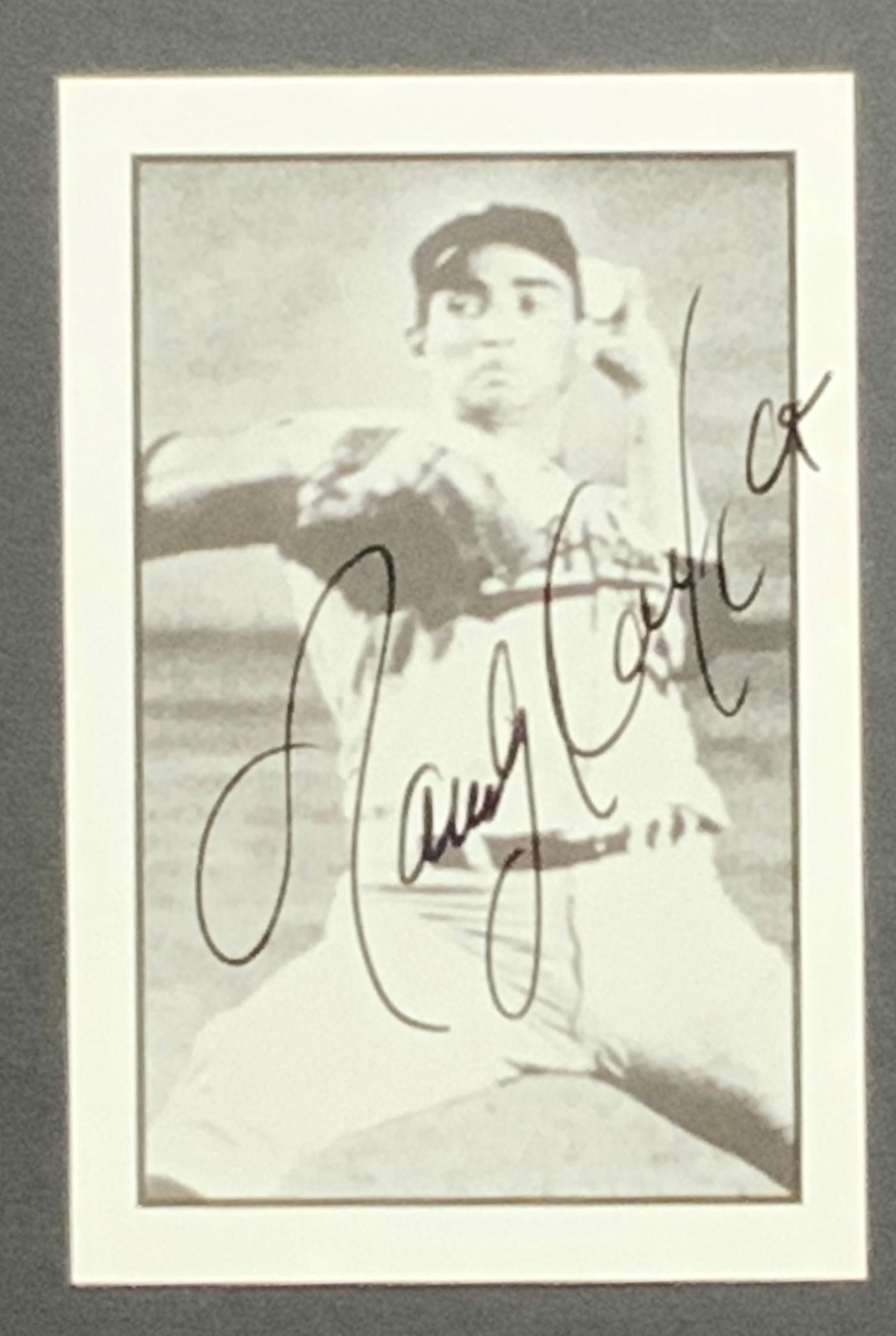 Sandy Koufax Autographed Card (1 of 1)