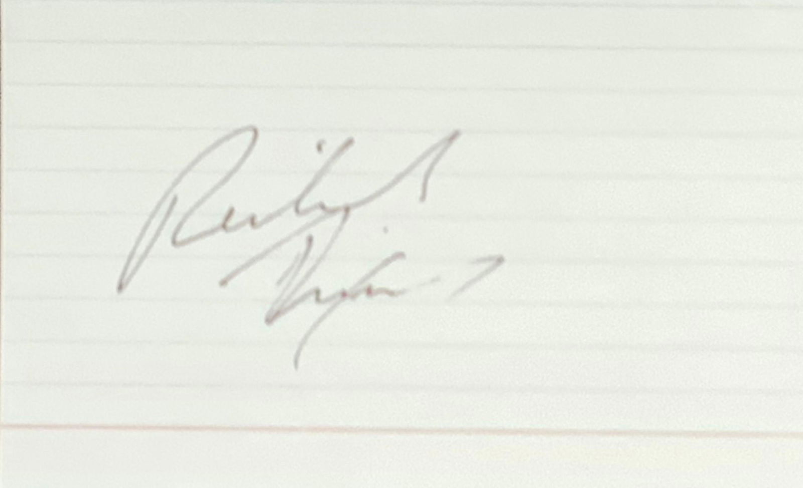 Richard Nixon Cut Autograph (1 of 1)
