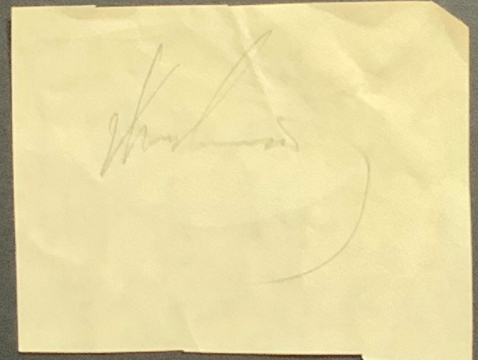 John F. Kennedy Cut Autograph (1 of 1)