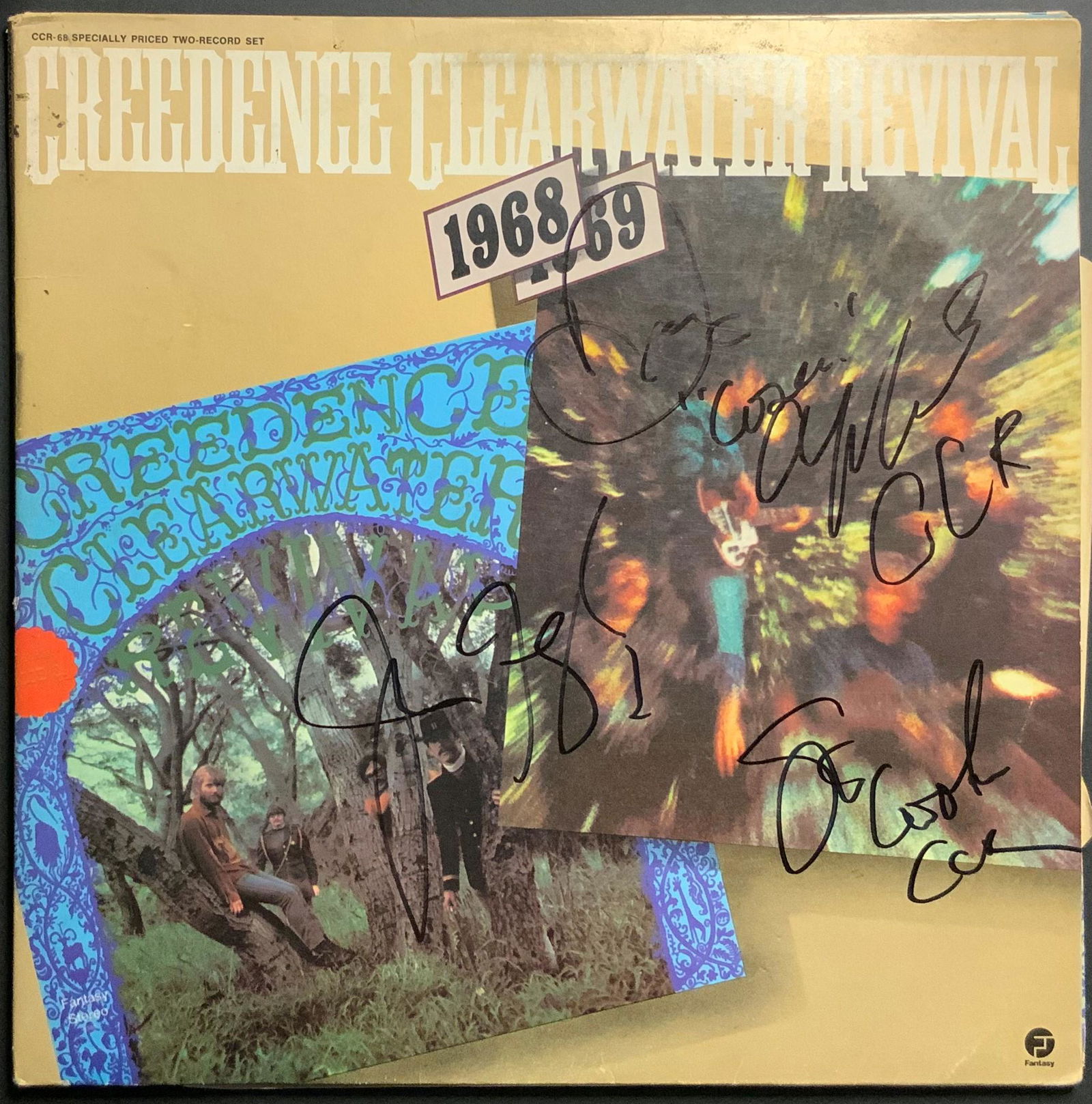 Creedence Clearwater Revival Autographed Album Cover (1 of 1)