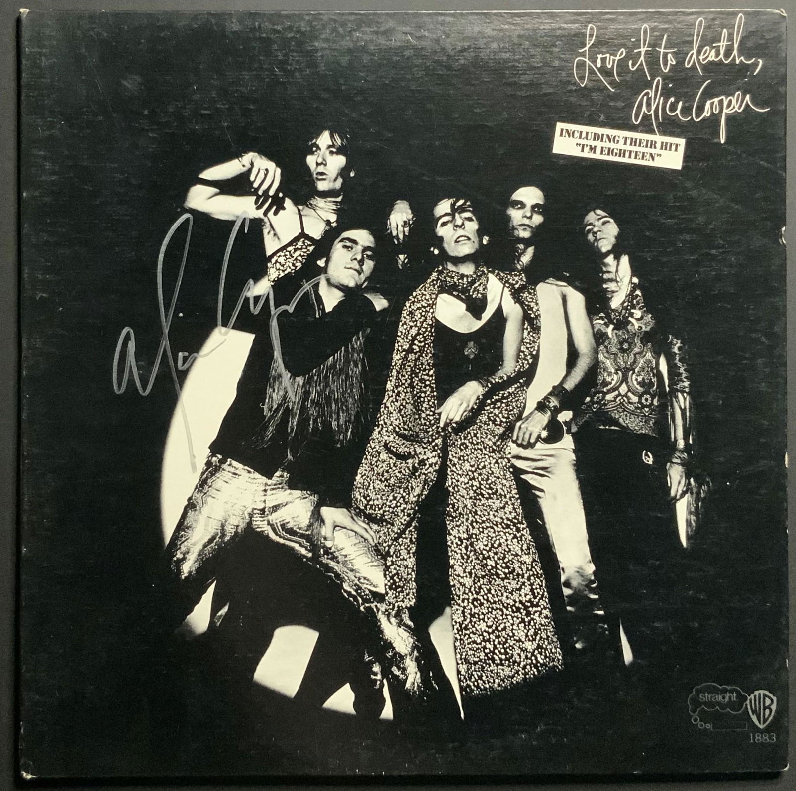 Alice Cooper Autographed Album Cover (1 of 1)