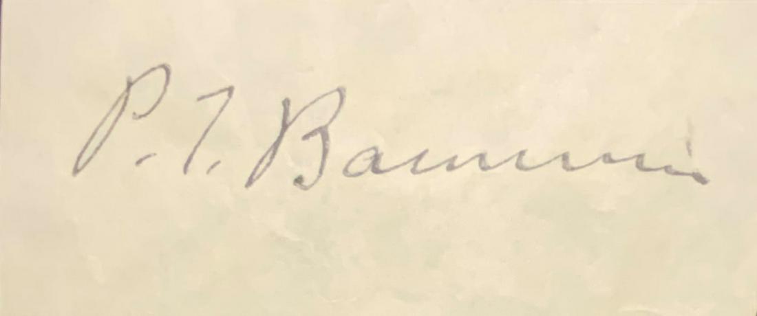 P.T. Barnum Cut Autograph (1 of 1)