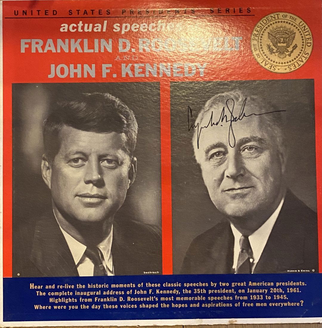 Lyndon B. Johnson Autographed Album! VERY RARE! (1 of 1)