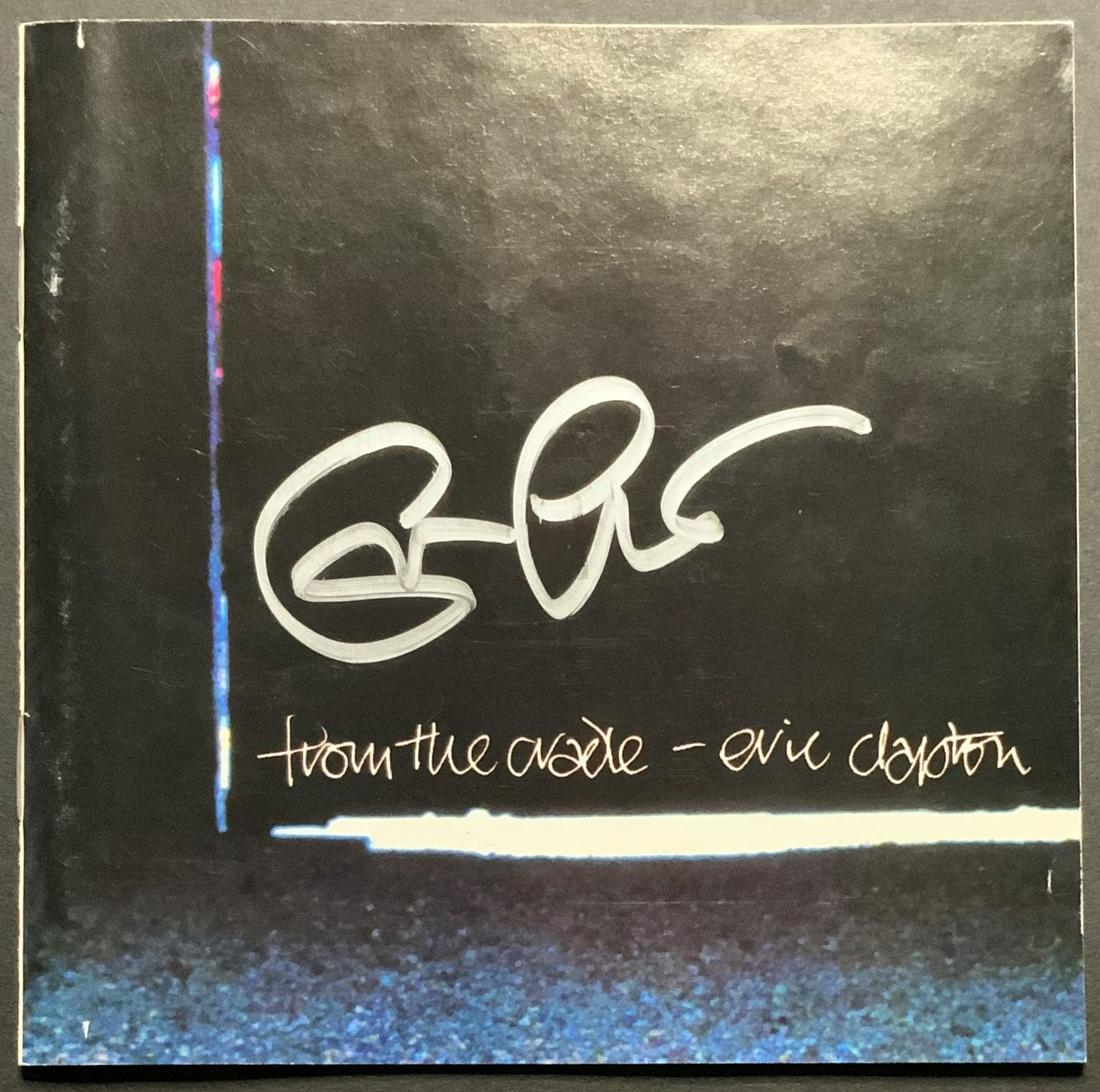Eric Clapton Autographed CD Liner Notes (1 of 1)